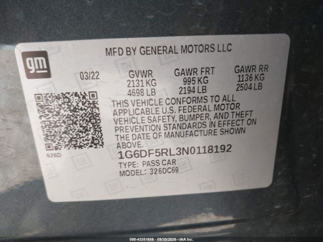 2022 CADILLAC CT4 1G6DF5RL3N0118192 Photo 8