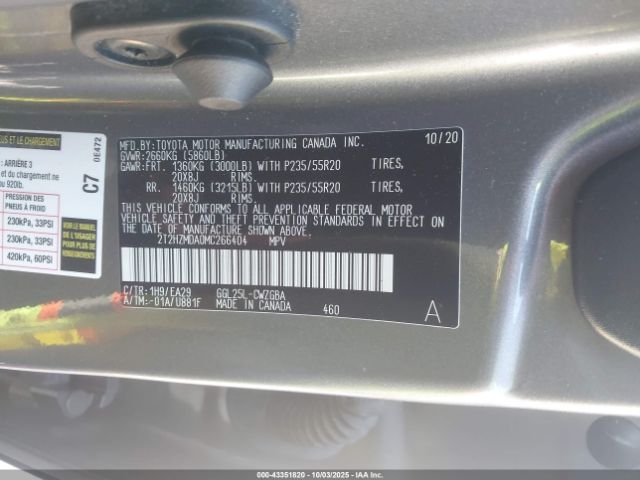 2021 LEXUS RX 350 2T2HZMDA0MC266404 Photo 8