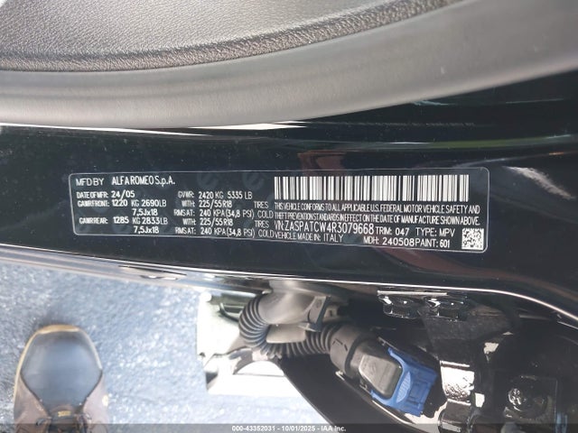 2024 ALFA ROMEO TONALE ZASPATCW4R3079668 Photo 8