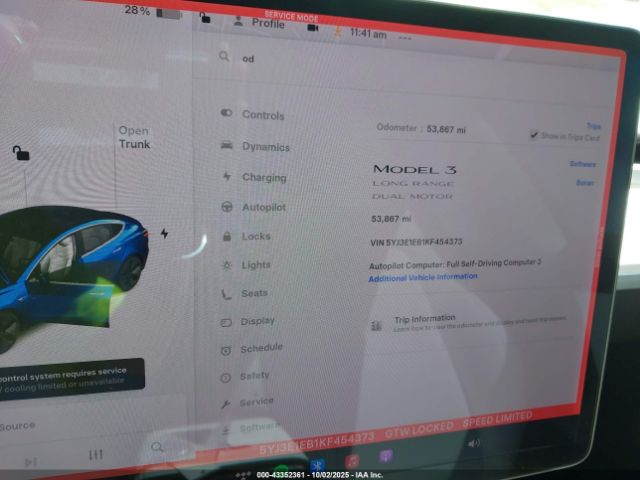 2019 TESLA MODEL 3 5YJ3E1EB1KF454373 Photo 6