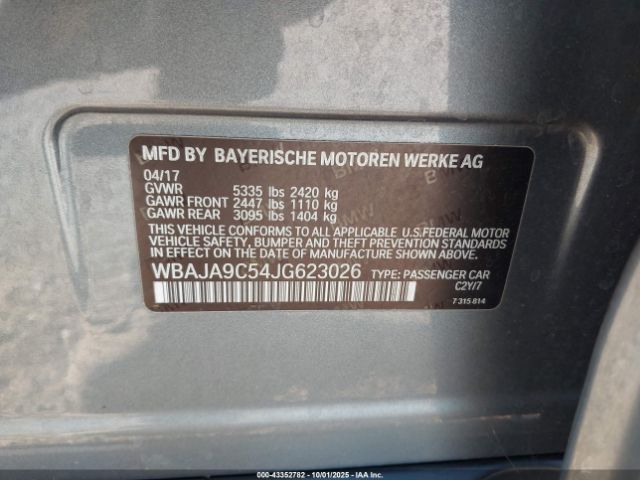 2018 BMW 530E WBAJA9C54JG623026 Photo 8