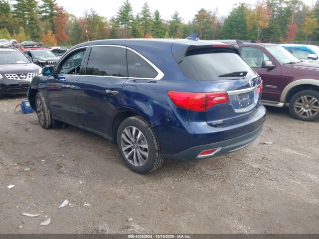 2016 ACURA MDX 5FRYD4H4XGB016156 Photo 2
