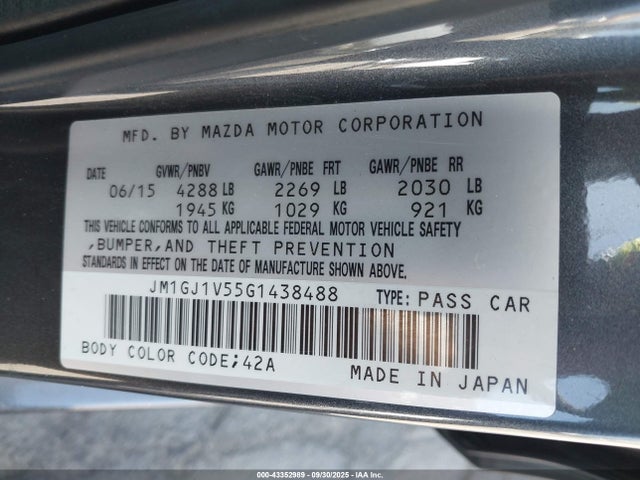 JM1GJ1V55G1438488 Mazda py