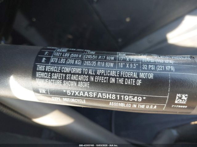 2017 POLARIS SLINGSHOT 57XAASFA5H8119549 Photo 8