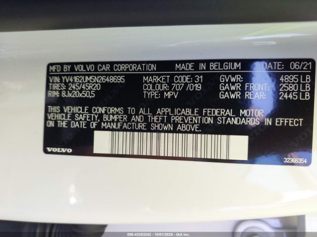 2022 VOLVO XC40 YV4162UM5N2648695 Photo 8