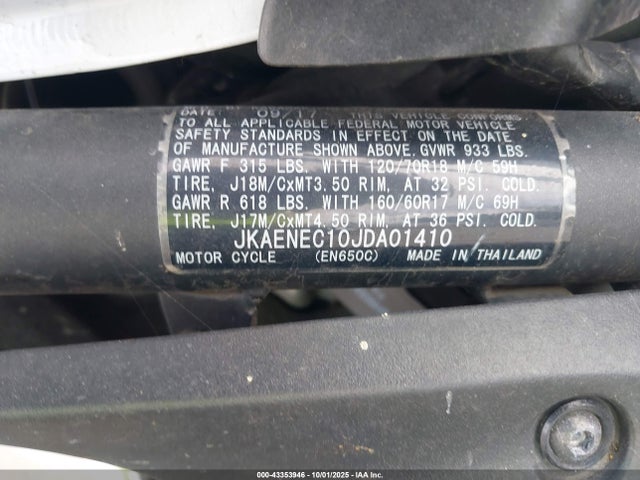 Kawasaki Vulcan S 2018 JKAENEC10JDA01410 Image 10