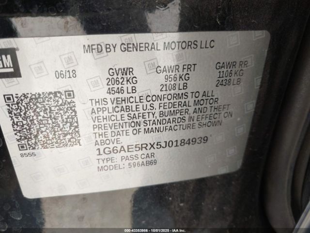 2018 CADILLAC ATS 1G6AE5RX5J0184939 Photo 8