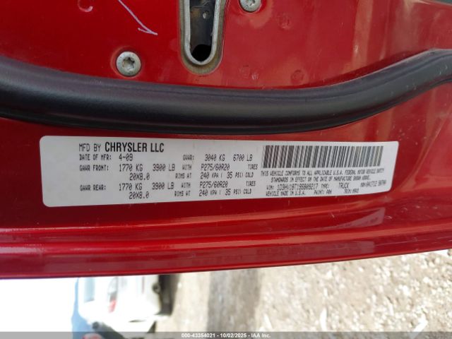 2009 DODGE RAM 1500 1D3HV18T19S809217 Photo 8