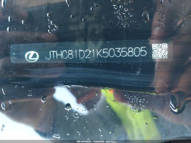 2019 LEXUS IS 300 JTHC81D21K5035805 Photo 8