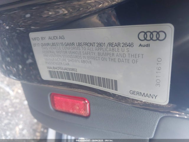 2018 AUDI S5 WAUB4CF59JA030852 Photo 8