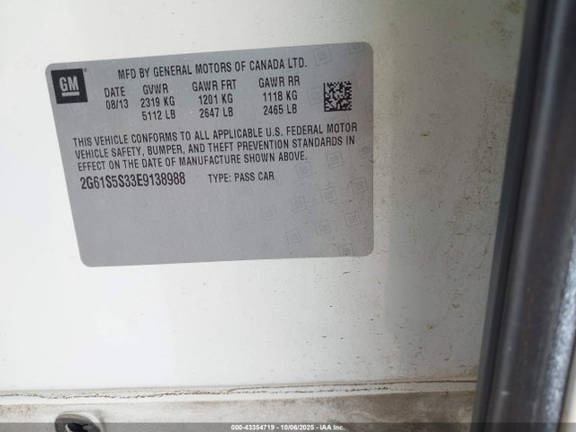 2014 CADILLAC XTS 2G61S5S33E9138988 Photo 8