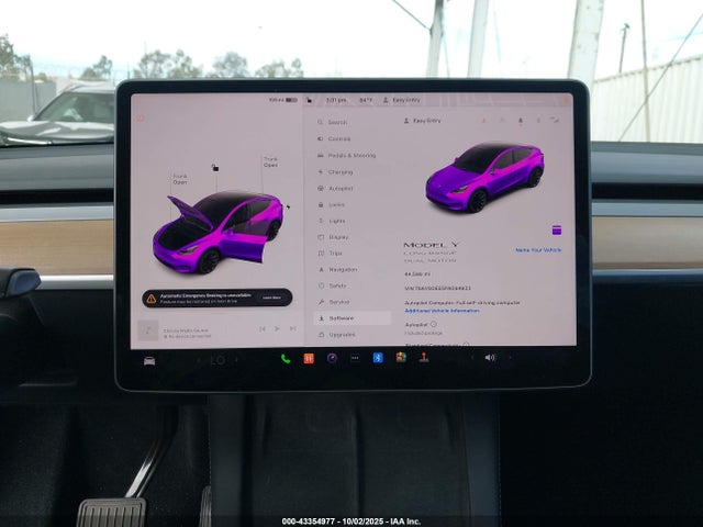 2023 Tesla Model Y Awd/long Range Dual Motor All-wheel Drive მანქანა იყიდება აუქციონზე, vin: 7SAYGDEE5PA094933, აუქციონის ნომერი: 43354977