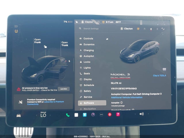2023 TESLA MODEL 3 5YJ3E1EC1PF541643 Photo 6