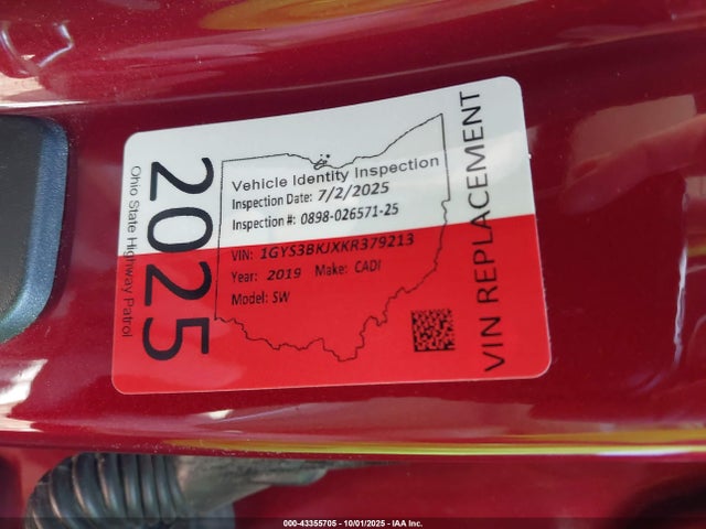 2019 CADILLAC ESCALADE 1GYS3BKJXKR379213 Photo 8