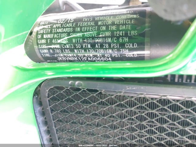 JKBVNRK12FA006604 Kawasaki Vulcan 1700