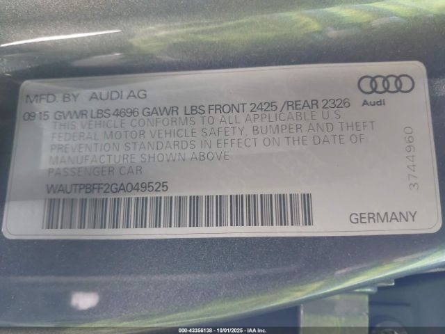 2016 AUDI A3 E-TRON WAUTPBFF2GA049525 Photo 8