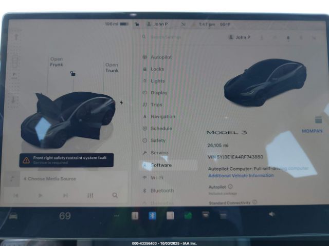 2024 TESLA MODEL 3 5YJ3E1EA4RF743880 Photo 6
