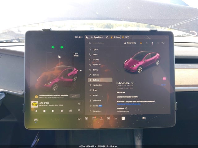 43356887 :رقم المزاد ، 7SAYGDEE2NF459875 vin ، 2022 Tesla Model Y Long Range Dual Motor All-wheel Drive مزاد بيع