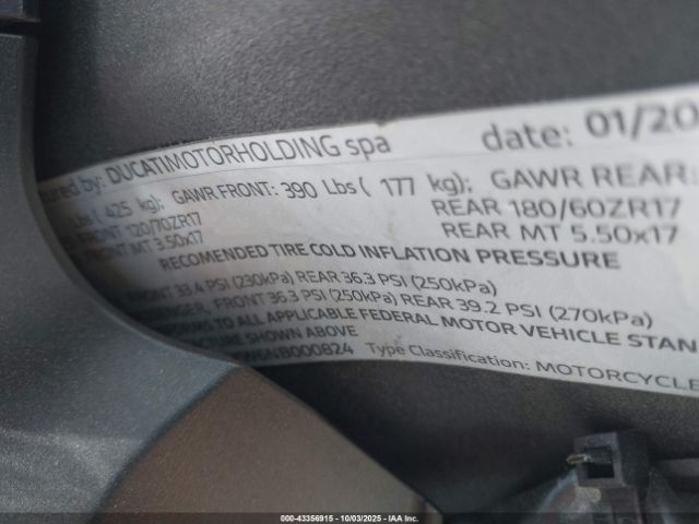 2022 DUCATI STREETFIGHTER ZDMFAKYW6NB000824 Photo 9