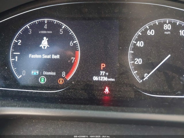 2019 Honda Accord Sport მანქანა იყიდება აუქციონზე, vin: 1HGCV1F33KA092824, აუქციონის ნომერი: 43356974