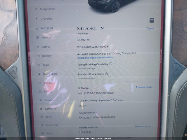 Tesla Model X 100d/75d/long Range 2019 5YJXCAE23KF183629 Image 7