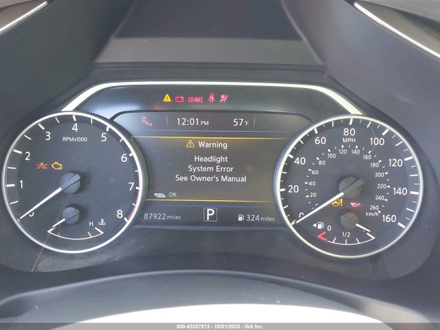 5N1AZ2MG1JN111959 Nissan Murano Platinum