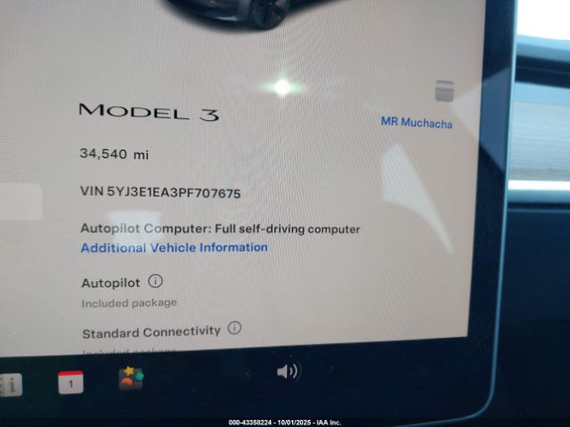 2023 TESLA MODEL 3 5YJ3E1EA3PF707675 Photo 6