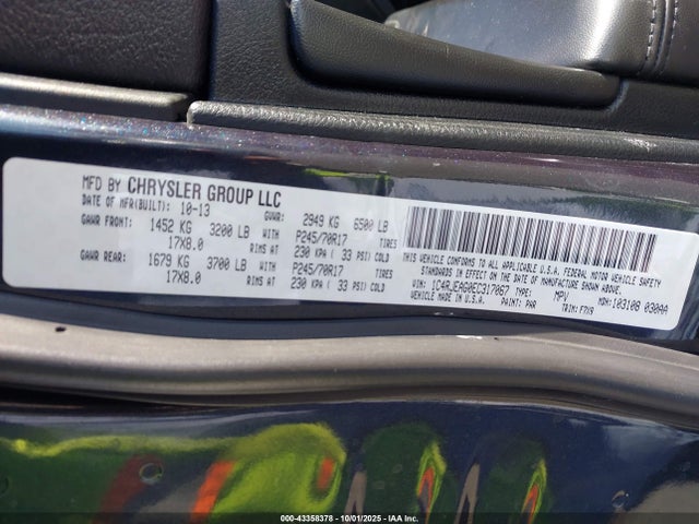 Jeep Grand Cherokee 2014 1C4RJEAG0EC317067 Image 9
