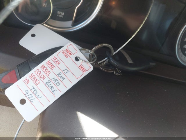 Продаж на аукціоні авто 2013 Ram 1500 Lone Star, vin: 1C6RR7LT9DS715159, номер лоту: 43358563