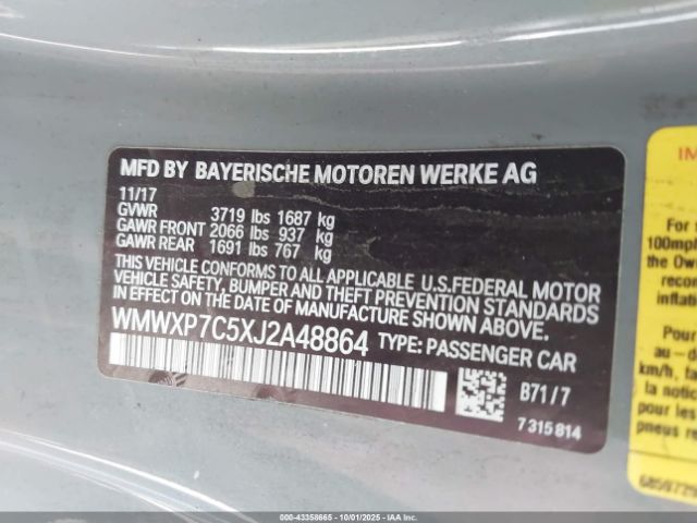 2018 MINI HARDTOP WMWXP7C5XJ2A48864 Photo 8