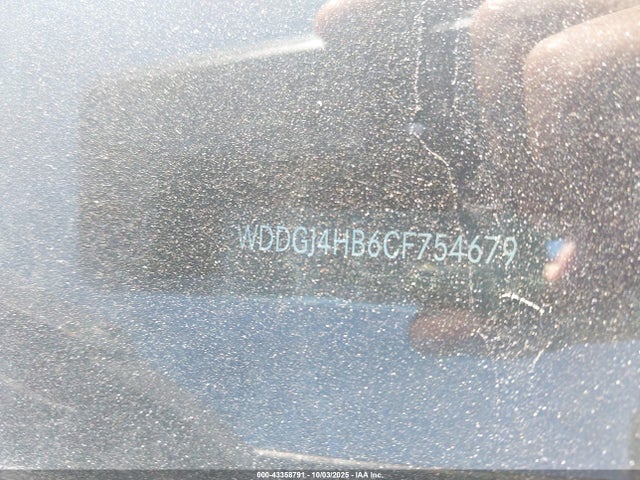 Aukcja sprzedaży 2012 Mercedes-benz C 250, vin: WDDGJ4HB6CF754679, numer aukcji: 43358791
