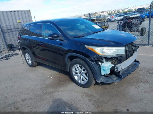 2016 TOYOTA HIGHLANDER 5TDZARFH0GS021167