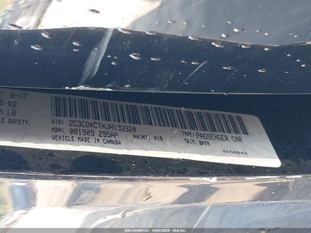 2018 DODGE CHARGER 2C3CDXCTXJH133320 Photo 8