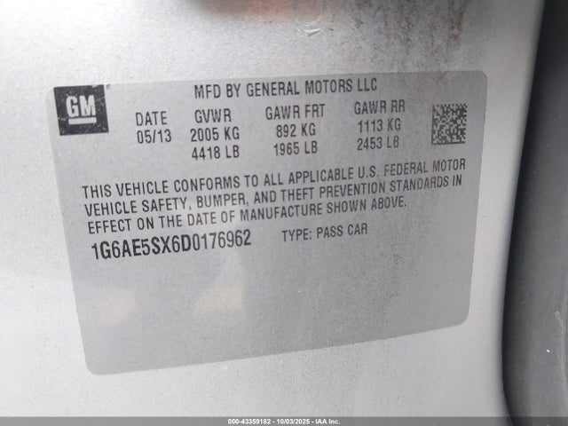 2013 CADILLAC ATS 1G6AE5SX6D0176962 Photo 8