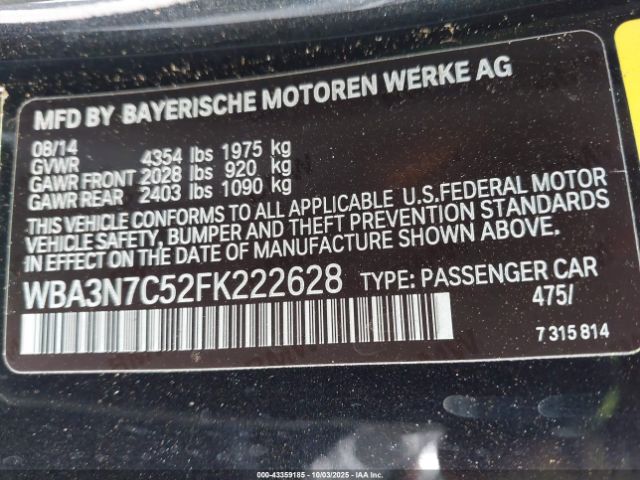 2015 BMW 428I WBA3N7C52FK222628 Photo 8