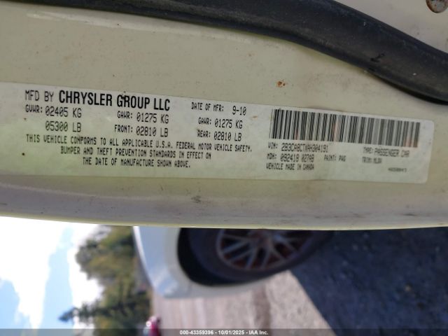 2010 DODGE CHARGER 2B3CA8CTXAH304191 Photo 8