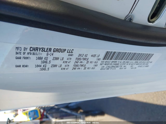 1C4NJCBA4ED881778 Jeep Compass Sport