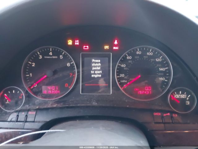 2005 AUDI A4 WAUDF58E15A520493 Photo 6