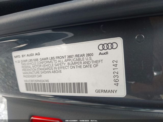 2024 AUDI A6 WAUE3BF25RN024745 Photo 8