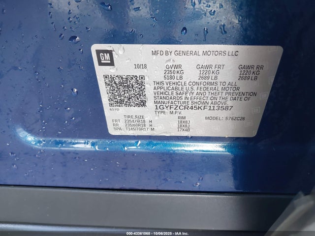 2019 CADILLAC XT4 1GYFZCR45KF113587 Photo 8