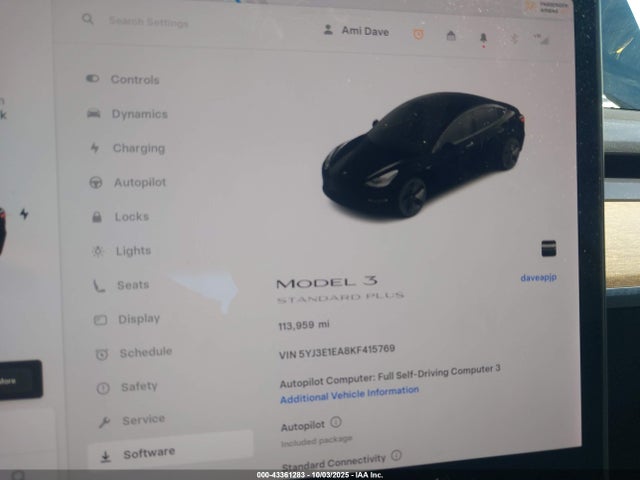 2019 TESLA MODEL 3 5YJ3E1EA8KF415769 Photo 6