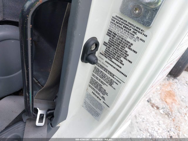 Продажа на аукционе авто 2021 Isuzu Npr Hd, vin: 54DC4W1D7MS209425, номер лота: 43361397