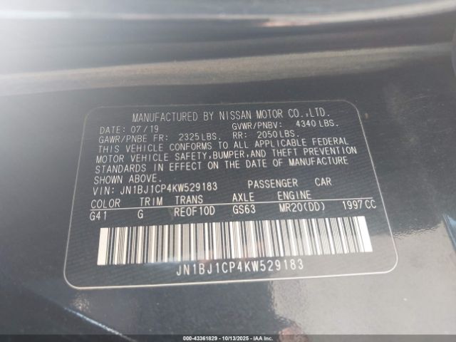 2019 NISSAN ROGUE SPORT JN1BJ1CP4KW529183 Photo 8