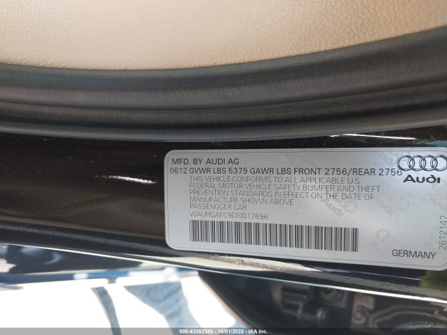 2013 AUDI A6 WAUHGAFC9DN017696 Photo 8
