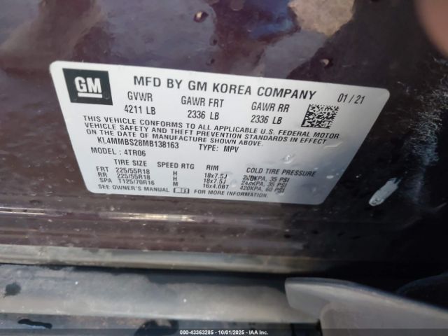 2021 BUICK ENCORE GX KL4MMBS28MB138163 Photo 8