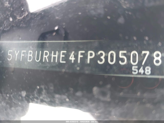 Toyota 2zr-fe 2015 5YFBURHE4FP305078 Image 18