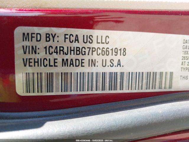 2023 JEEP GRAND CHEROKEE 1C4RJHBG7PC661918 Photo 8