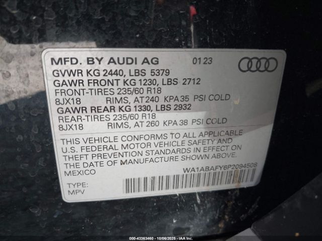 2023 AUDI Q5 WA1ABAFY6P2094508 Photo 8