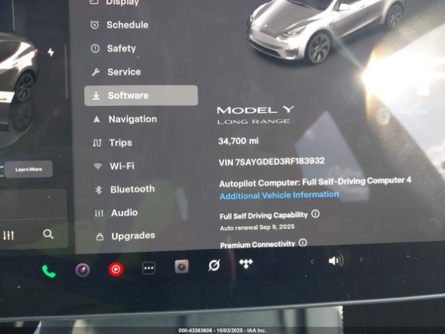 2024 TESLA MODEL Y 7SAYGDED3RF183932 Photo 6