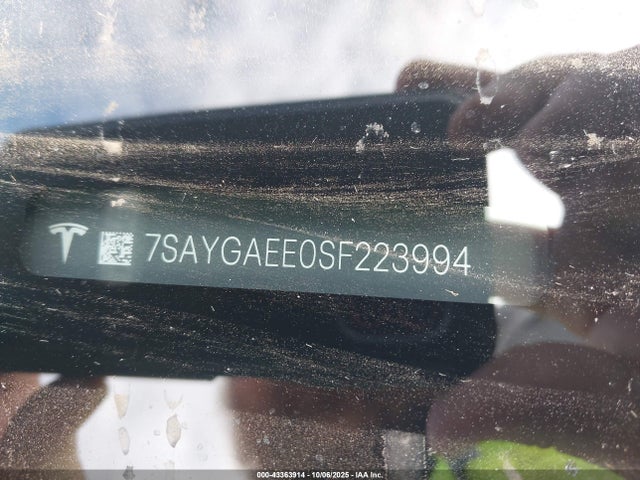 2025 TESLA MODEL Y 7SAYGAEE0SF223994 Photo 8